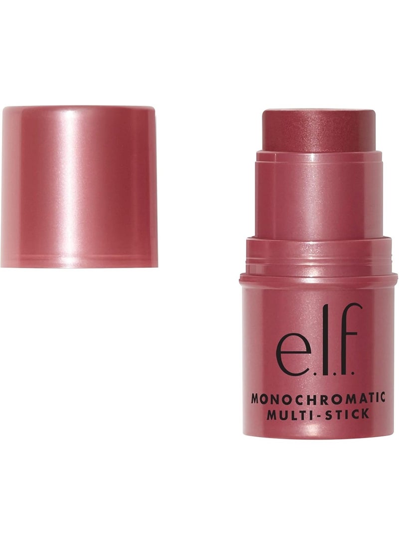 elf Monochromatic Multi Stick, Luxuriously Creamy & Blendable Color, For Eyes, Lips & Cheeks, Luminous Berry, 0.17 Oz (5g) - Image 1