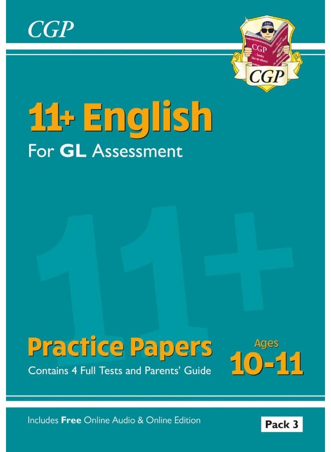 11+ GL English Practice Papers: Ages 10-11 - Pack 3 (with Parents' Guide & Online Edition) - Image 1