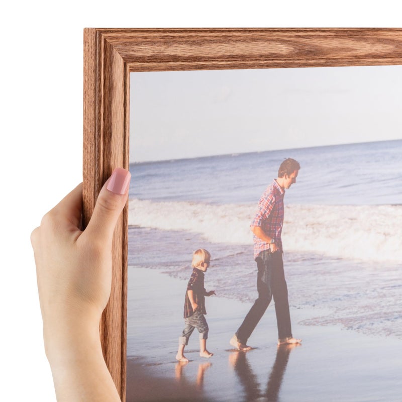 ArtToFrames 30x40 Inch Brown Picture Frame This 125 Custom Wood Poster Frame is Honey Stain on Solid Red Oak for Your Art or Photos 2WOM006659504YHNY30x40