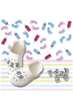 KASTWAVE Shoe Decoration Charms Shoe Charms for Croc 74 Pcs Letters Numbers Shoe Double A-Z Letters & 0-9# Numbers for Bracelets Decoration for Boys and girls Teens Party Favor Birthday Gifts  - Image 3
