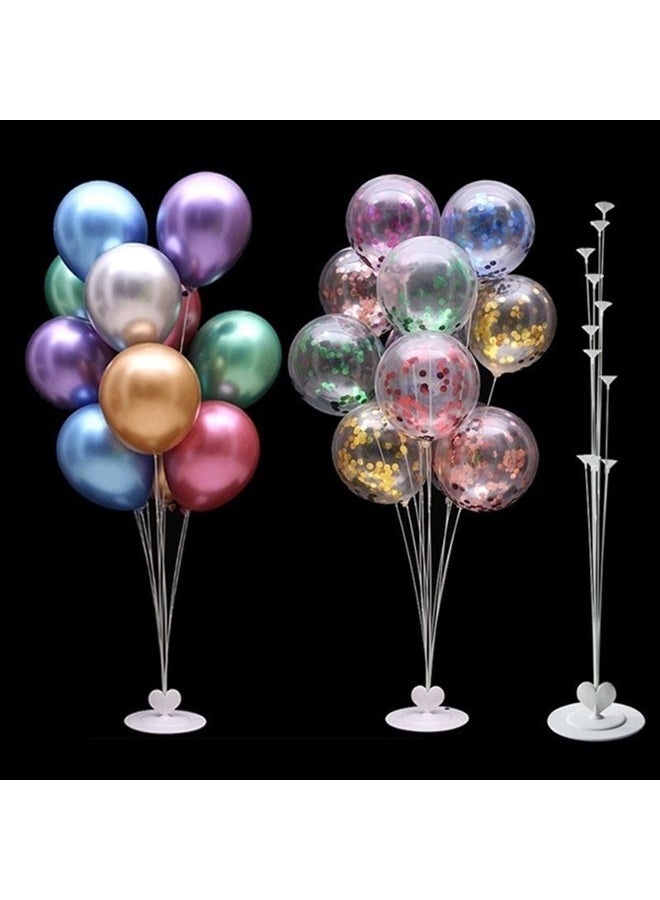 7 In 1 Plastic Balloon Accessories Base Table Aupport Stand Cup Stick Holder New - Image 2