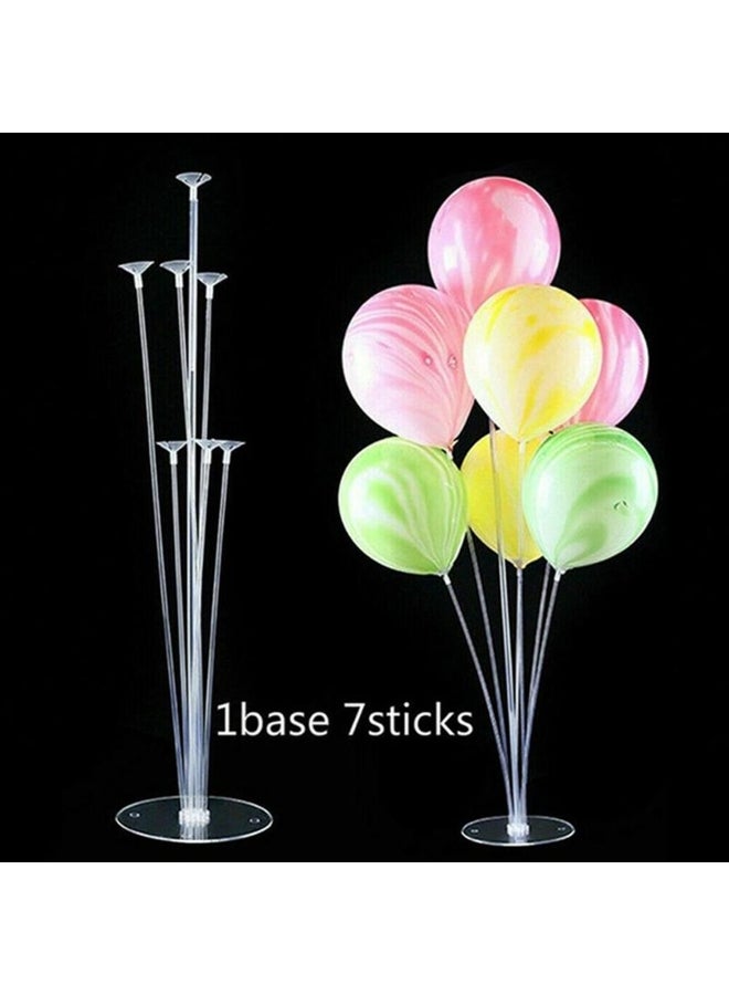 7 In 1 Plastic Balloon Accessories Base Table Aupport Stand Cup Stick Holder New - Image 5