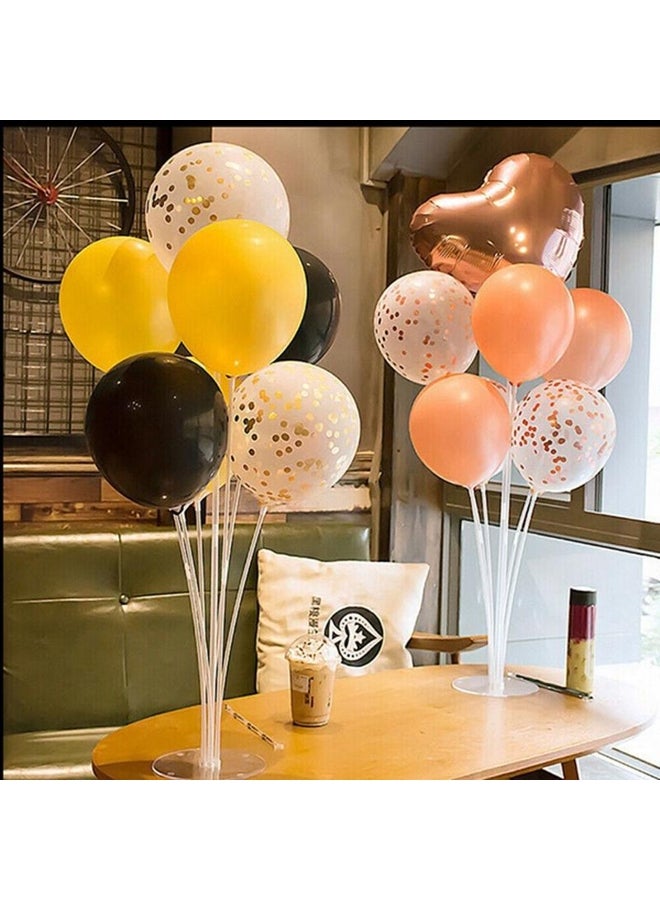 7 In 1 Plastic Balloon Accessories Base Table Aupport Stand Cup Stick Holder New - Image 4