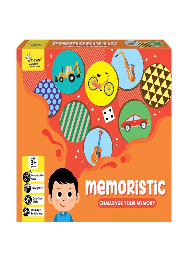 Clever Cubes MEMORISTIC : Memory Skills Game : Activity Game : Educational Board Game - Image 1
