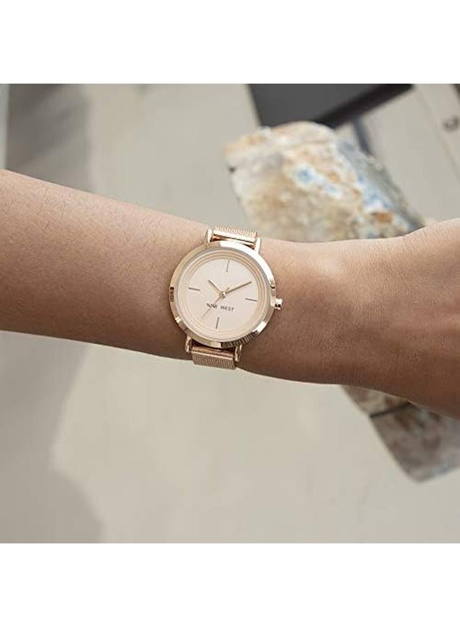 ناين ويست ساعة سوار شبكي للنساء - Image 3