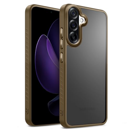 KARWAN®️ Shockproof Back Case Cover for Samsung Galaxy A36 | Camera Protection Bump |Shockproof Back Case Cover for Samsung Galaxy A36 - Brown - Image 1