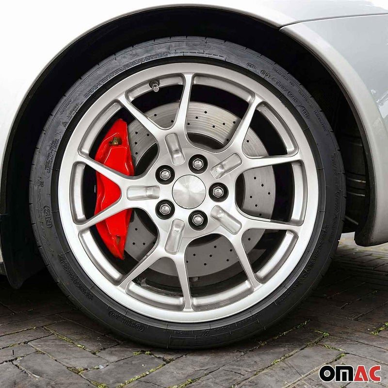 OMAC High Temperature Brake Caliper Paint System Kit - Texas Red (Glossy) - Image 2