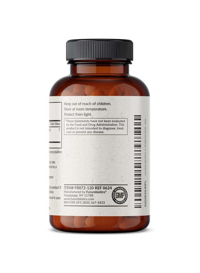 Futurebiotics مستخلص جذور الماكا من فيوتشر بيولوجيك 4000 ملغ يدعم الطاقة والقدرة على التحمل وصحة الإنجاب، غير معدّل وراثيًا، 120 كبسولة نباتية - Image 5