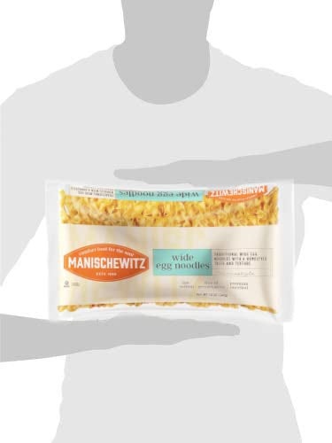 Manischewitz Traditional Extra Wide Egg Noodles 12oz (3 Pack), Homestyle Taste & Texture, Premium Enriched, Low Sodium, No Preservatives - Image 5