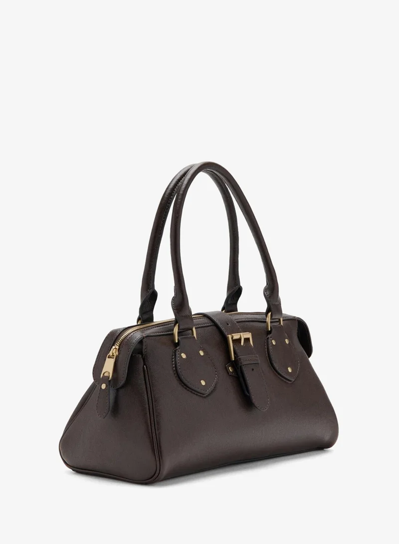 Mango Shoulder Bag With Buckle