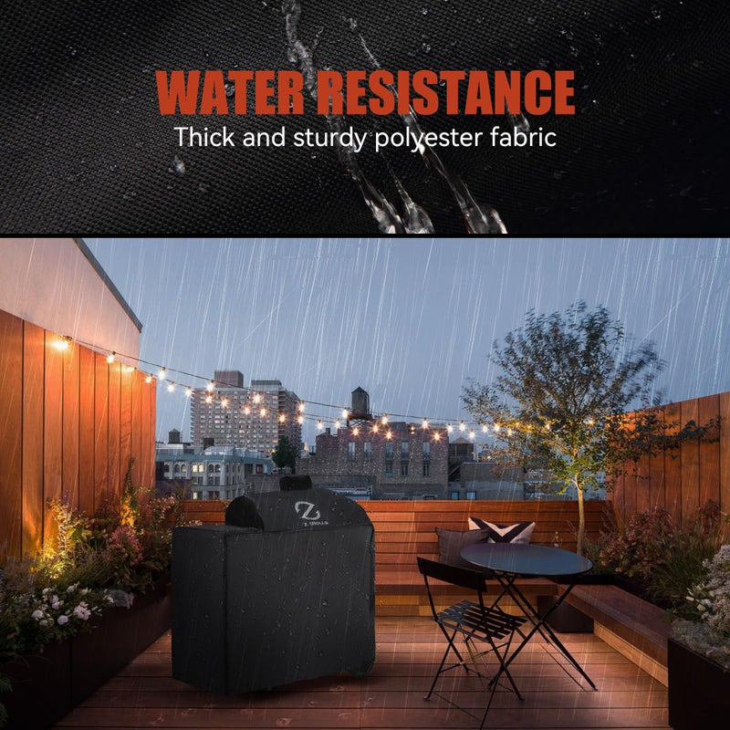 Z GRILLS Pellet Grill Cover 40 Inch | Official Genuine | Upgraded 600D Polyester Fabric, Heavy Duty, Waterproof, Weather Resistant Full Length Grill Cover for 550A and 550A2E Pellet Smoker - Image 5