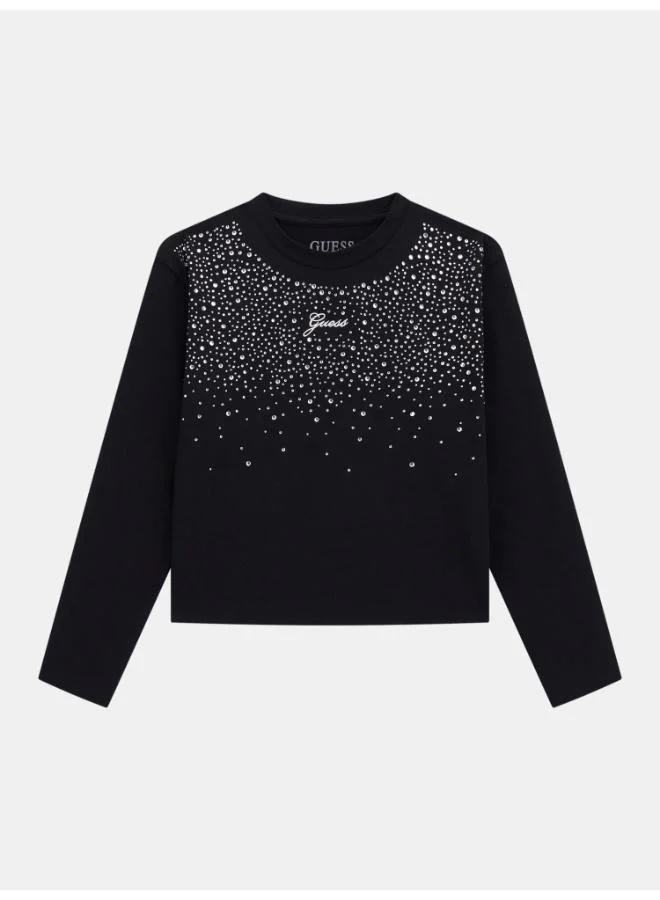 GUESS Kids Printed Crew neck T-Shirt