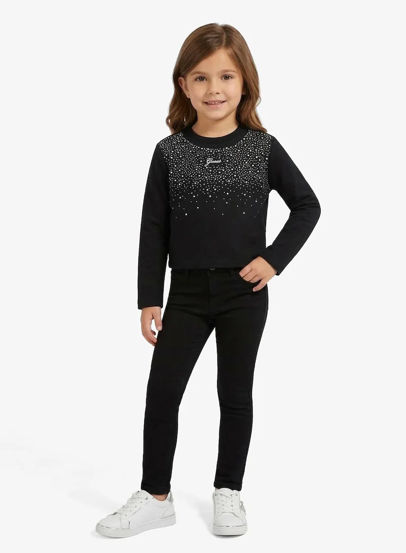 GUESS Kids Printed Crew neck T-Shirt