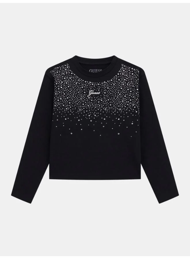 GUESS Kids Printed Crew neck T-Shirt