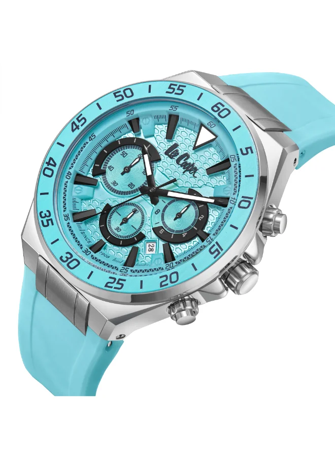 Lee Cooper Men's Silicone Multi Function Watch LC08003.099 - 46 mm