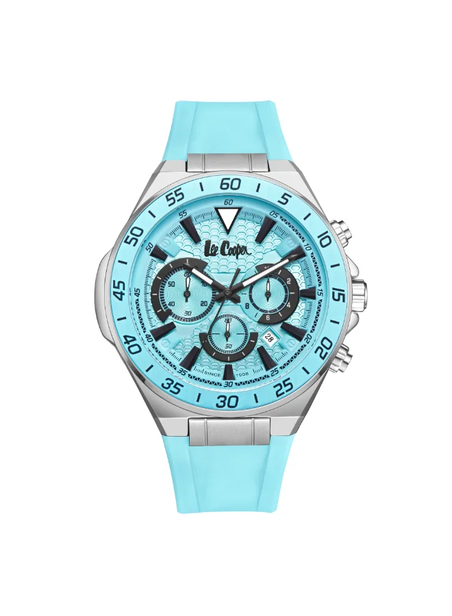 Lee Cooper Men's Silicone Multi Function Watch LC08003.099 - 46 mm