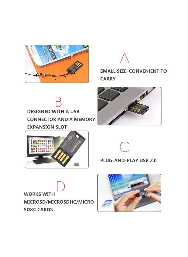 Kingston Portable USB 2.0 Card Reader Adapter - Image 5