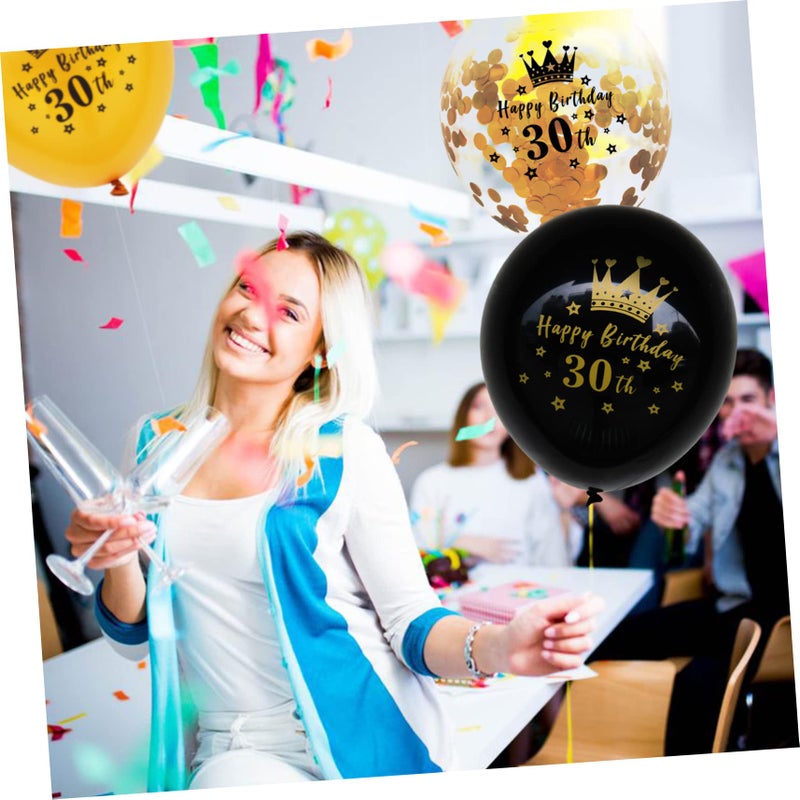15pcs English Letter Confetti Balloons for Birthday Party Decorations Easy Inflate - Image 5