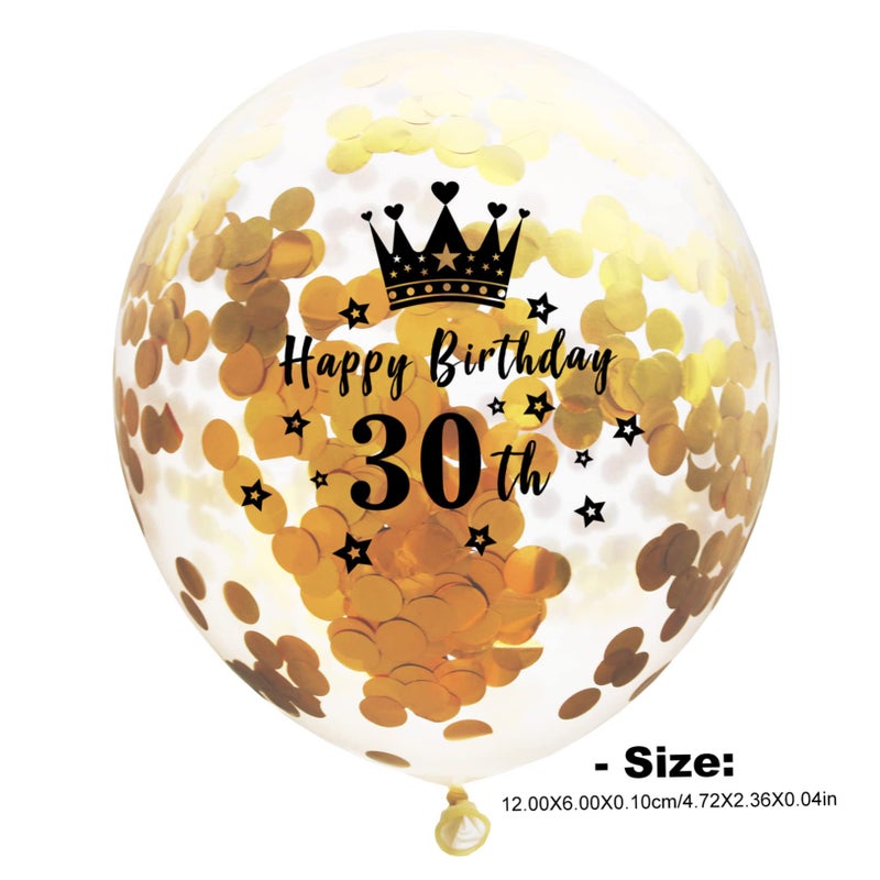 15pcs English Letter Confetti Balloons for Birthday Party Decorations Easy Inflate - Image 4