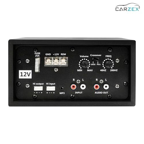Carzex® 120W Car Amplifier | 12V DC Class AB Mono/Stereo Amp | Dual Channel, Bass Boost, MOSFET Power – Compact Car Audio System (12 V) - Image 4