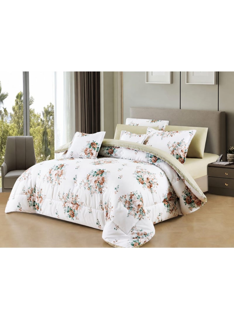 Double Premium 8-piece double bed sheet set – High quality and comfort all summer long - Image 2