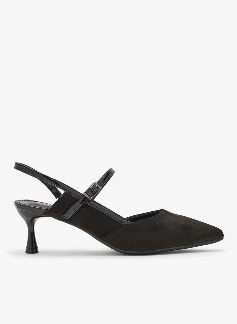 ELLA Double Strap Kitten Heel Pointed Pump