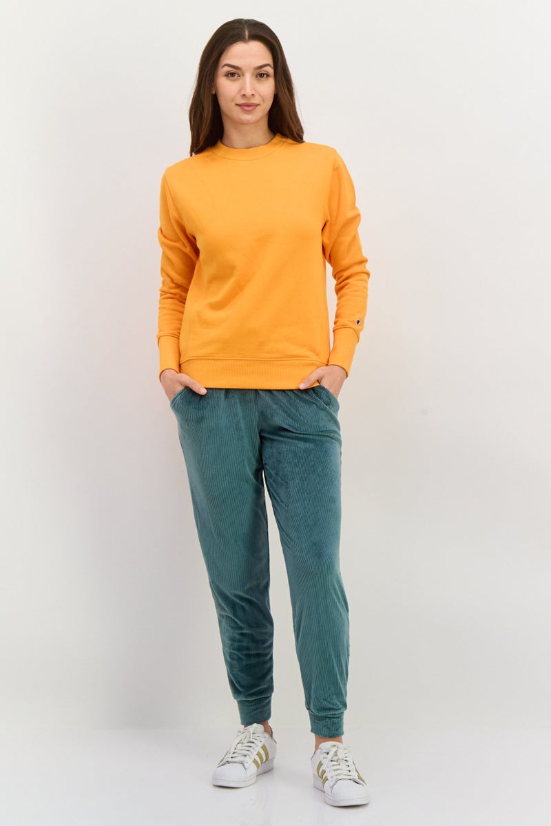 Champion Women Sportswear Fit Outdoor Sweatshirt, Dark Orange  - Image 3