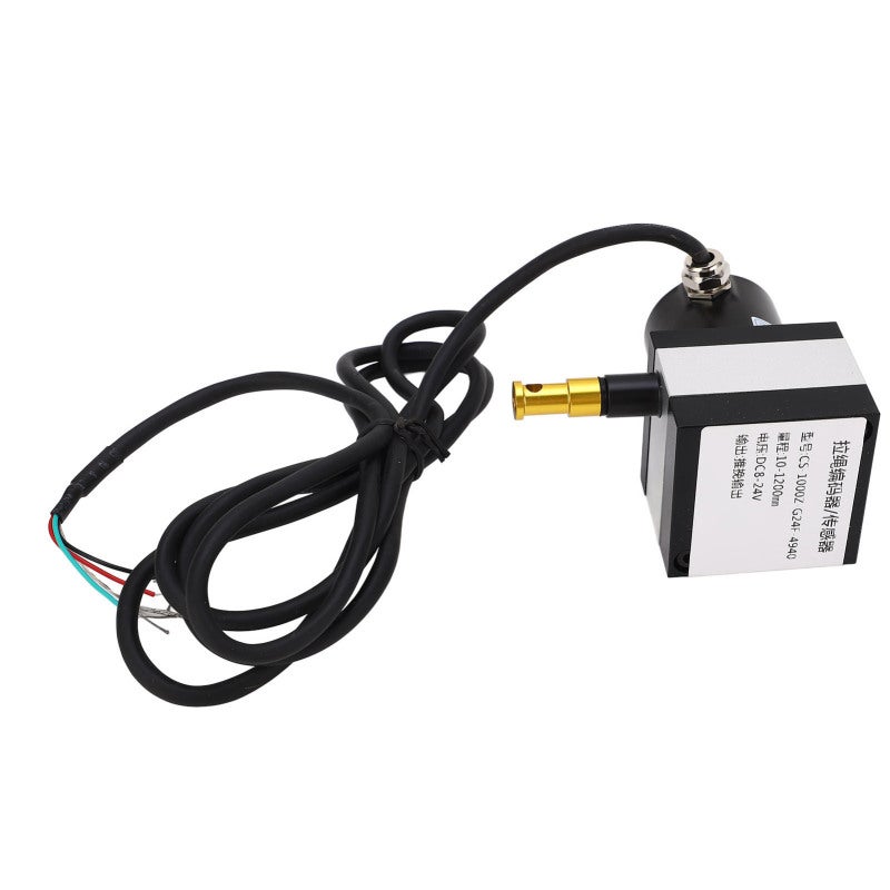 Linear Displacement Sensor: 0.25%FS Linearity 10-1200mm Range - High Precision Measurement with Push-Pull Output Side Out Line Design for Industrial Automation Hydraulic Systems Mechanical Engineering - Image 1