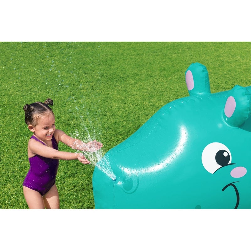 Bestway - Jumbo Hippo Kids Inflatable Sprinkler 200x96x127 cm - 52569 - Image 4
