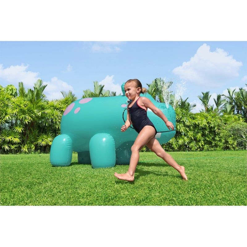 Bestway - Jumbo Hippo Kids Inflatable Sprinkler 200x96x127 cm - 52569 - Image 3