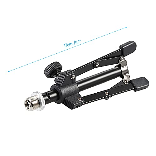 summina Mini Mic Stand Mini Foldable Desktop Tabletop Tripod Microphone Mic Stand Holder - Image 3
