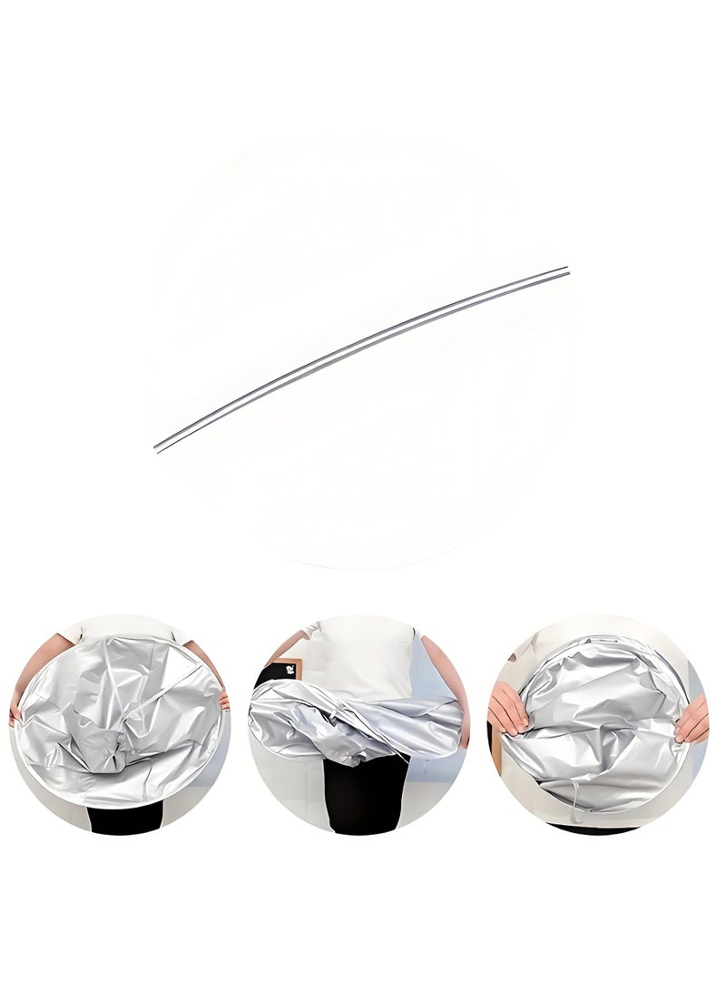 خاجول عباءة قص شعر مقاومة للماء بمظلة محمولة لالتقاط القصات - صالون ومنزل بتصميم مضاد للكهرباء الساكنة - Image 4