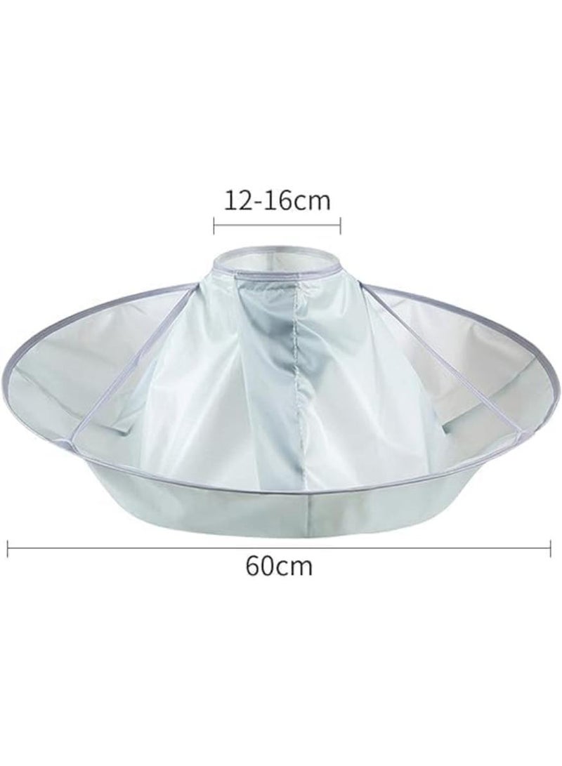 خاجول عباءة قص شعر مقاومة للماء بمظلة محمولة لالتقاط القصات - صالون ومنزل بتصميم مضاد للكهرباء الساكنة - Image 2