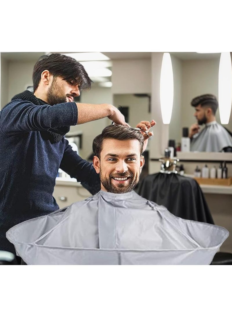 خاجول عباءة قص شعر مقاومة للماء بمظلة محمولة لالتقاط القصات - صالون ومنزل بتصميم مضاد للكهرباء الساكنة - Image 5