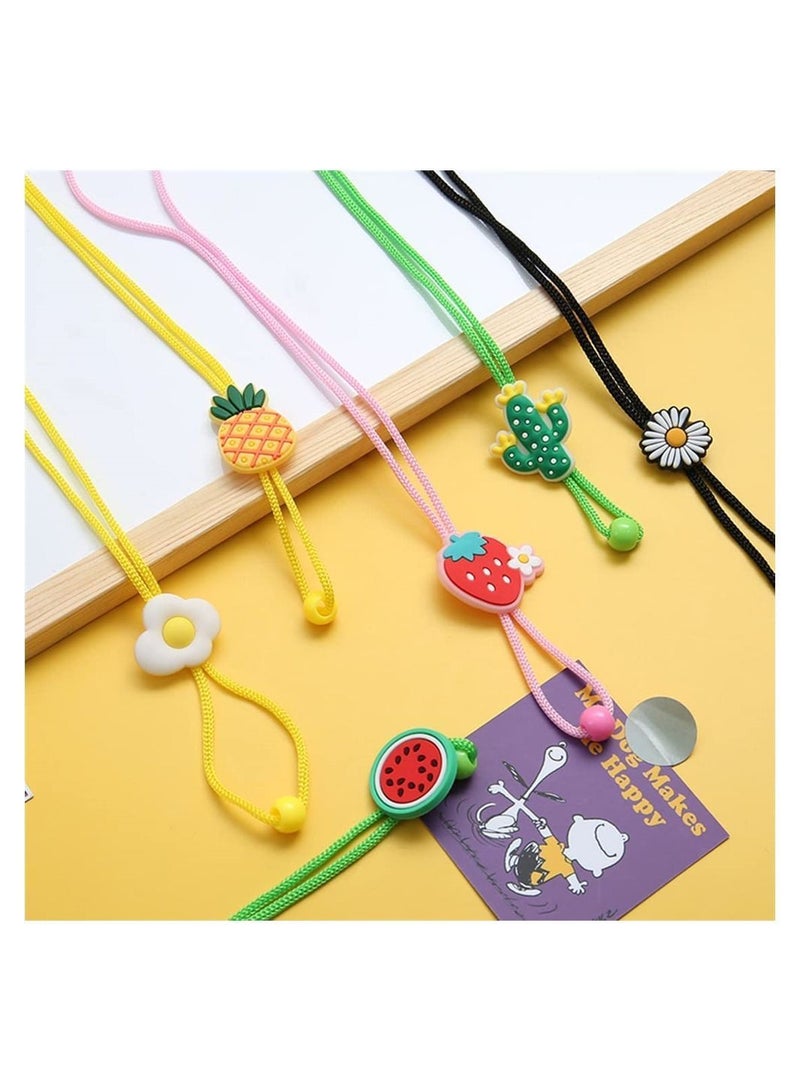 واي آند دي 6 قطع من أقنعة الأطفال القابلة للتعديل مع خطافات وحبل لطيف متعدد الوظائف للأولاد والبنات ، حبل أمان مريح للرياضة في الهواء الطلق ومضاد للضياع - Image 5