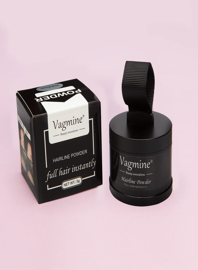 VAGMINE Hair Line Powder for Beard - Root Concealer & Gray Coverage for Men and Women, Dark Brown 5g - Image 5