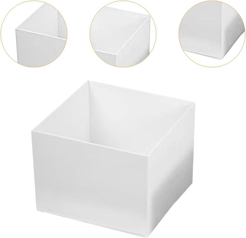 Buffet Stand, Display Stand, Multipurpose Cube Shaped Acrylic Food Buffet Display Stand, 20.3x20.3x15.3 cm - Image 3