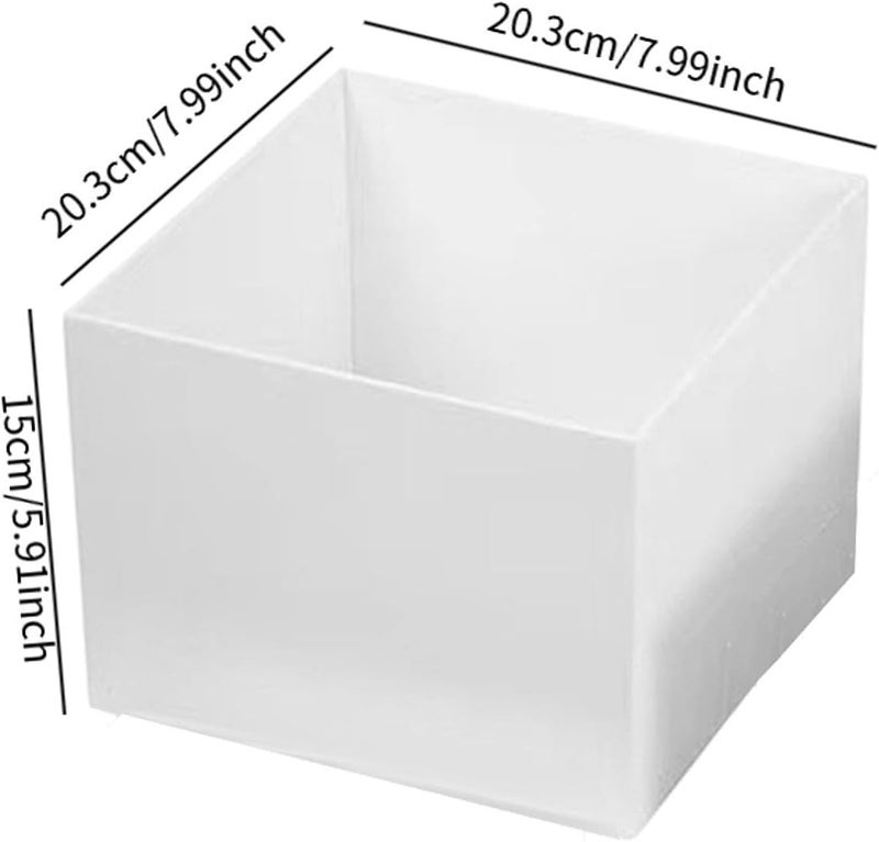 Buffet Stand, Display Stand, Multipurpose Cube Shaped Acrylic Food Buffet Display Stand, 20.3x20.3x15.3 cm - Image 2
