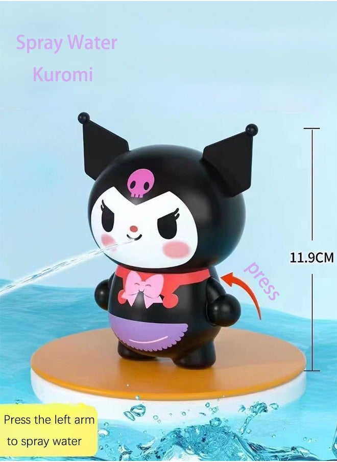 Beauenty - Kuromi Water Gun Press Type Sprinkler Toy Kids Water Spray Gun Toy for Summer Swimming Pool Beach Outdoor Water Battle Party - Image 1