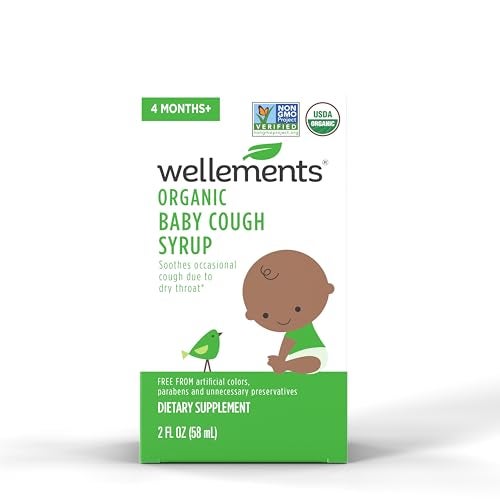 Wellements Organic Daytime Baby Cough Syrup | Soothes Occasional Cough Due to Dry Throat* | 2 Fl Oz, 4 Months + - Image 4