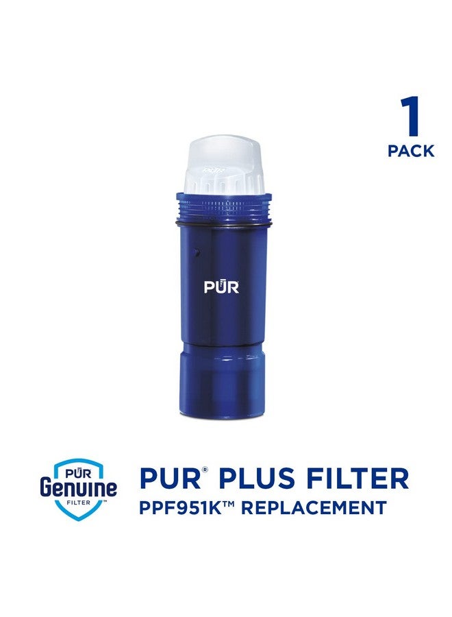 PUR PLUS Lead Reducing Water Pitcher and Dispenser Replacement Filter 1-Pack, NSF and WQA Certified - Compatible with all PUR and Beautiful by PUR Pitchers and Dispensers, Blue, PPF951K1 - Image 3