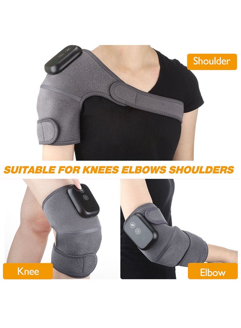 Electric Heating Therapy Knee Massager Shoulder Physiotherapy Leg Arthritis Elbow Joint Pain Relief Warm Knee Pad Brace Massage - Image 2