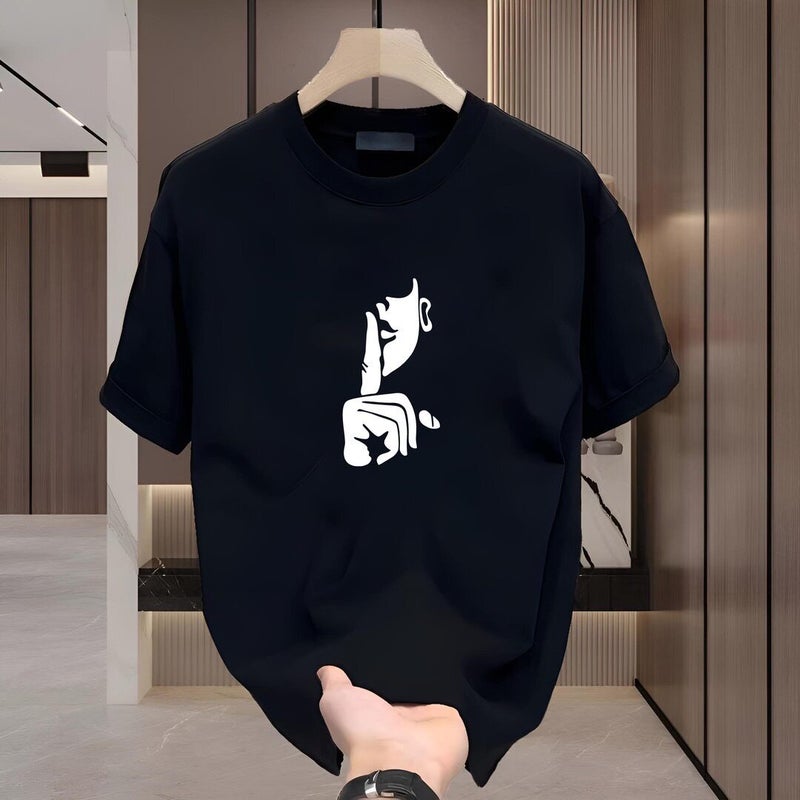 Heavy pure cotton "high-quality T-shirt, pure cotton short-sleeved men's and women's loose and versatile trendy round-neck top - Image 3