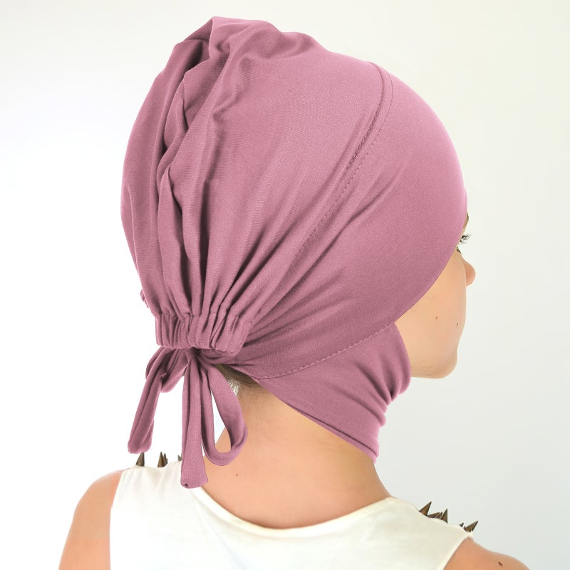 Adjustable Stretchy Hijab Cap Stylish Muslim Hijab for Women Islamic Women Turban Hat - Image 3
