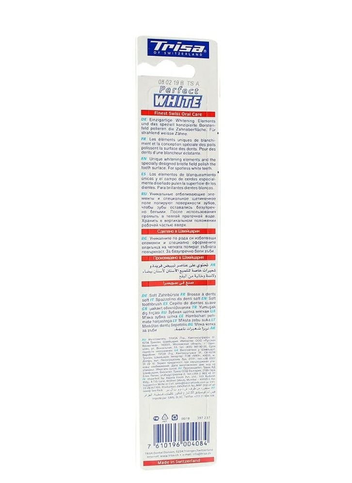 TRISA - Perfect White Soft Toothbrush - Multicolour - Image 1