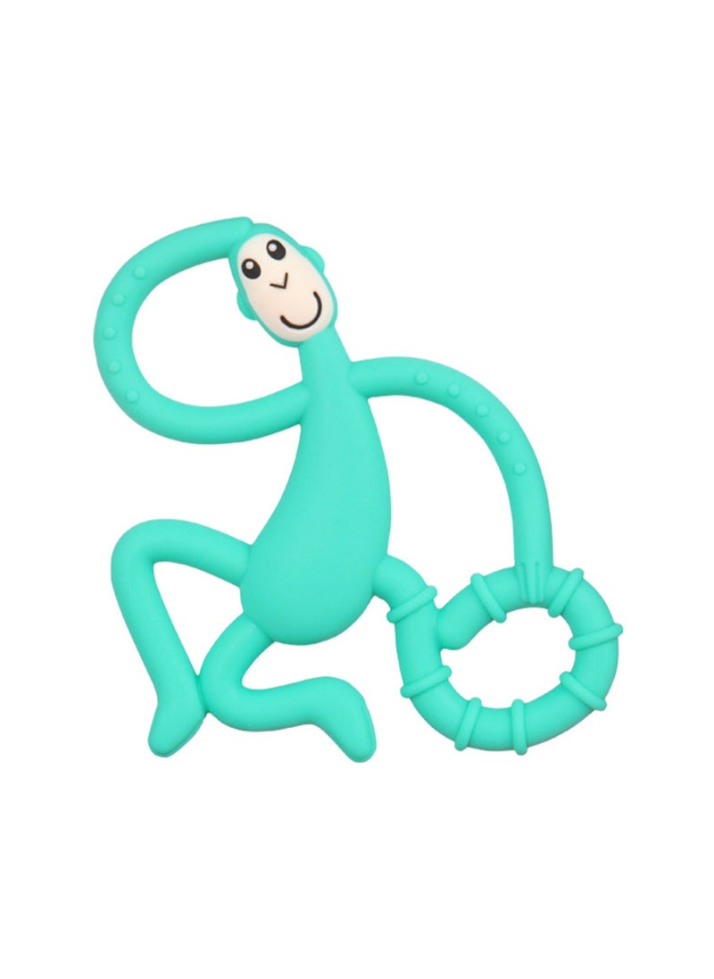 Generic - Dancing Monkey Silicone Teether, Easy Grip Teether, Sensory Toy for Babies and Toddlers BPA Free Teether, (Green) - Image 1