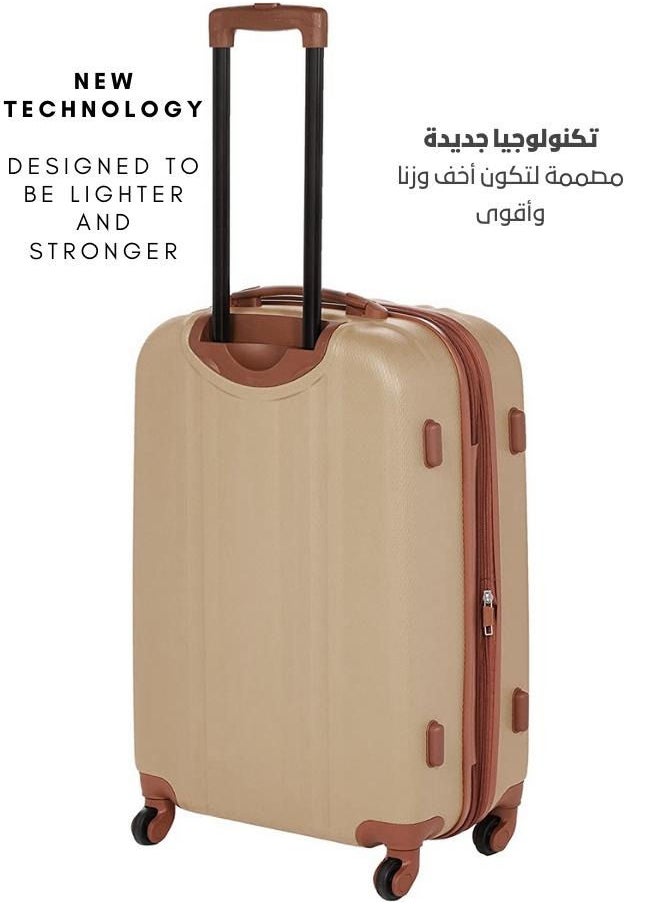 Luggage Set of 3 Hardside With 4 Wheels And Anti Theft Lock