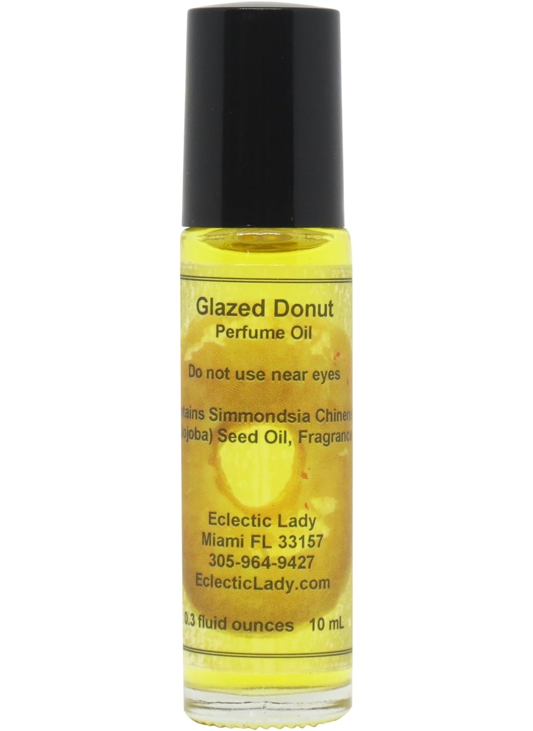 Eclectic Lady Glazed Donut Perfume Oil 03 Oz Portable RollOn Fragrance with LongLasting Scent Delightful Essential Oils and Jojoba Oil For Daily Use 