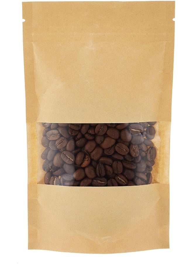 Hotpack حقيبة طعام ورقية قابلة للإغلاق بإعادة الاستخدام من كرافت هوت باك 10x15+3 سم 50 قطعة  - Image 2