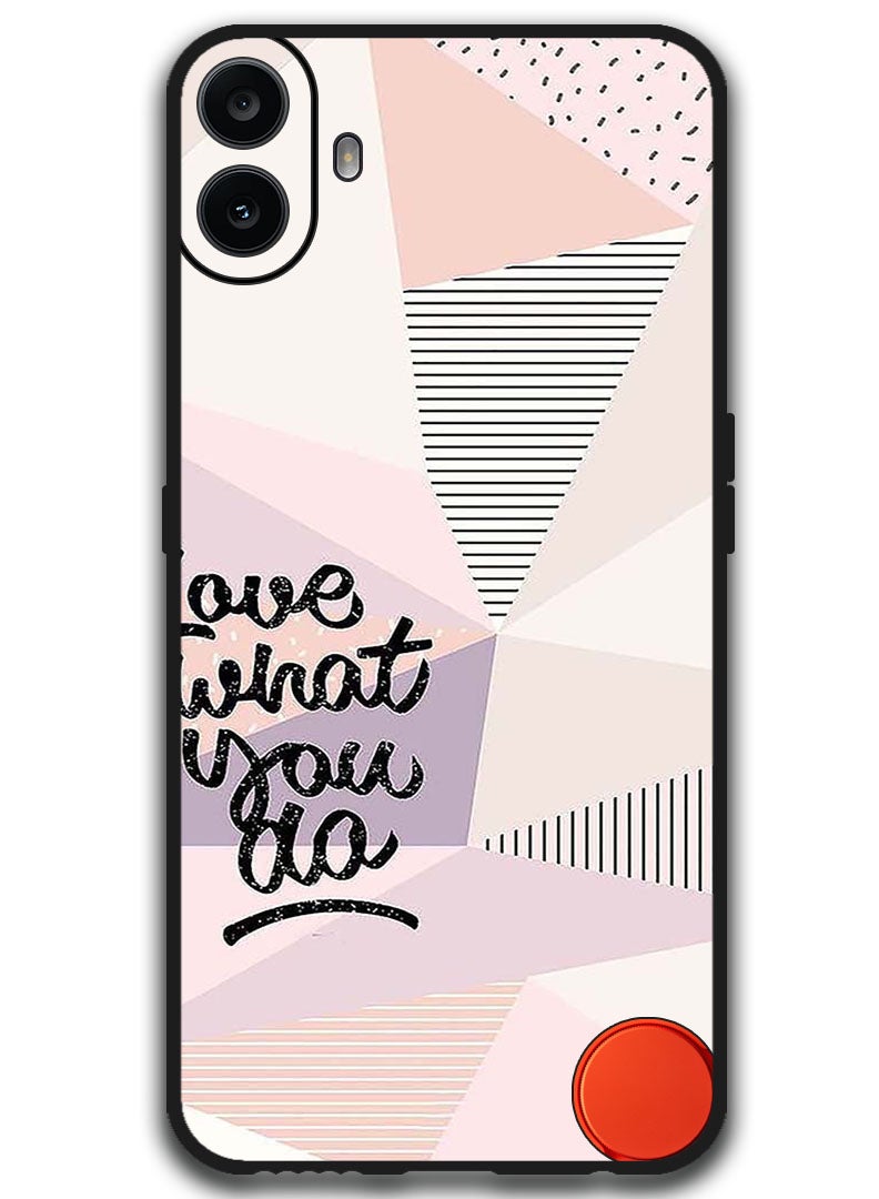 Theodor Protective Case Anti Scratch Shock Proof Bumper Cover For Nothing CMF Phone 1 Love What You Do - Image 1